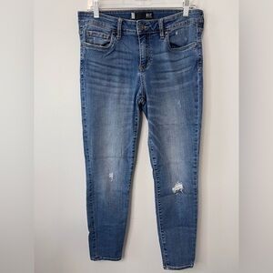 Kut from the Kloth Distressed Blue Skinny Jeans